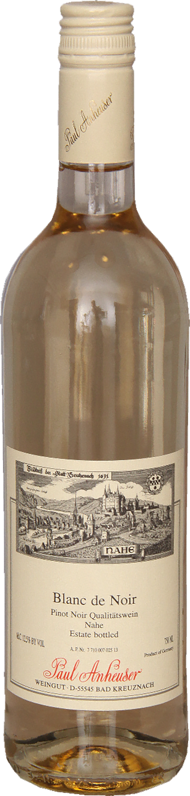 Anheuser, Blanc de Noir QbA feinherb