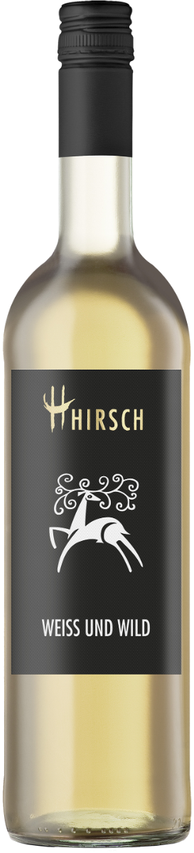 Hirsch WEISS UND WILD Weßweincuvée Gutswein trocken