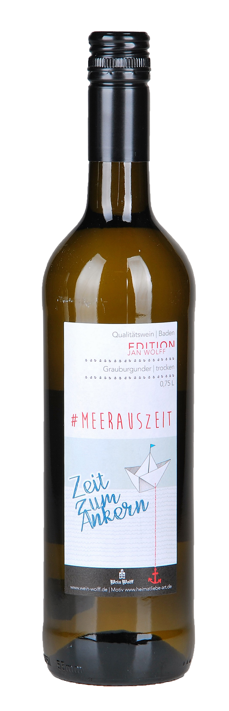 Meerauszeit Edtion Jan Wolff Grauburgunder QbA - trocken