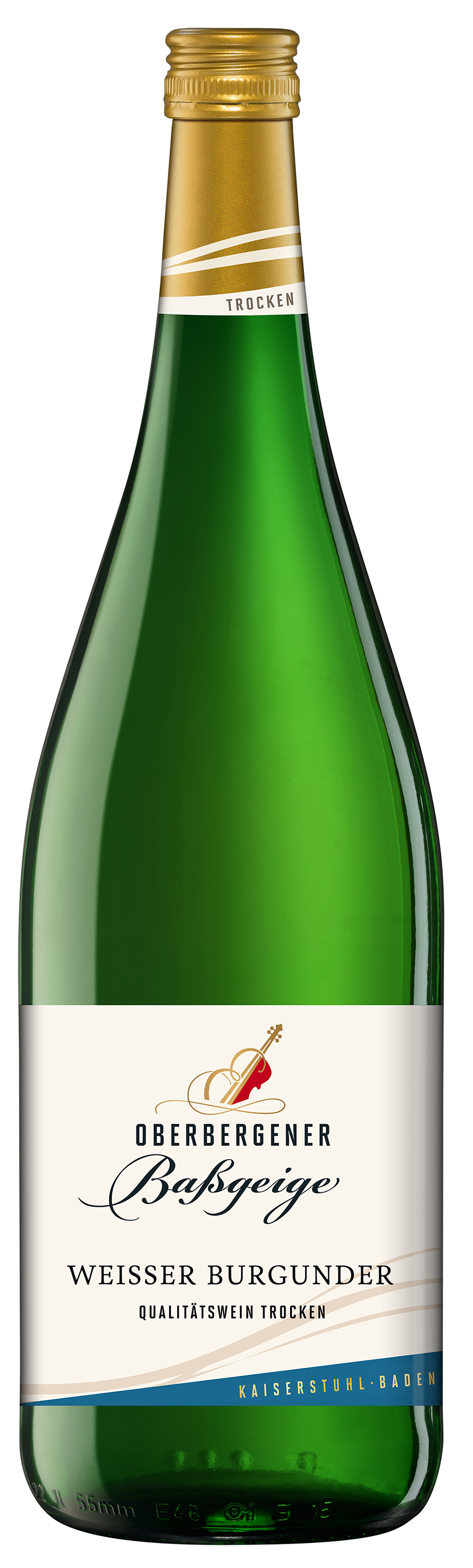 WG Oberbergen Weißburgunder vom Kaiserstuhl, QbA trocken 1,0 l