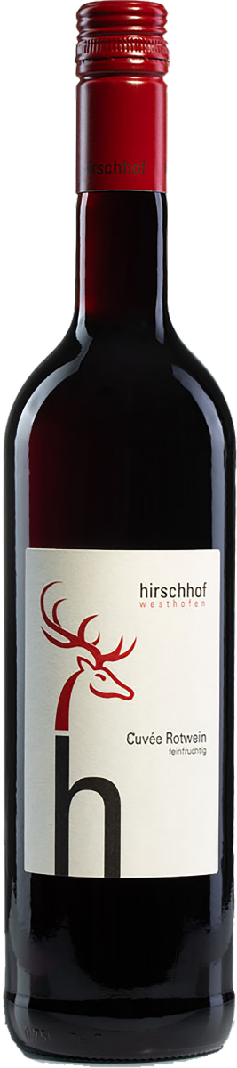 Hirschhof Cuvée Rotwein QbA mild   BIO