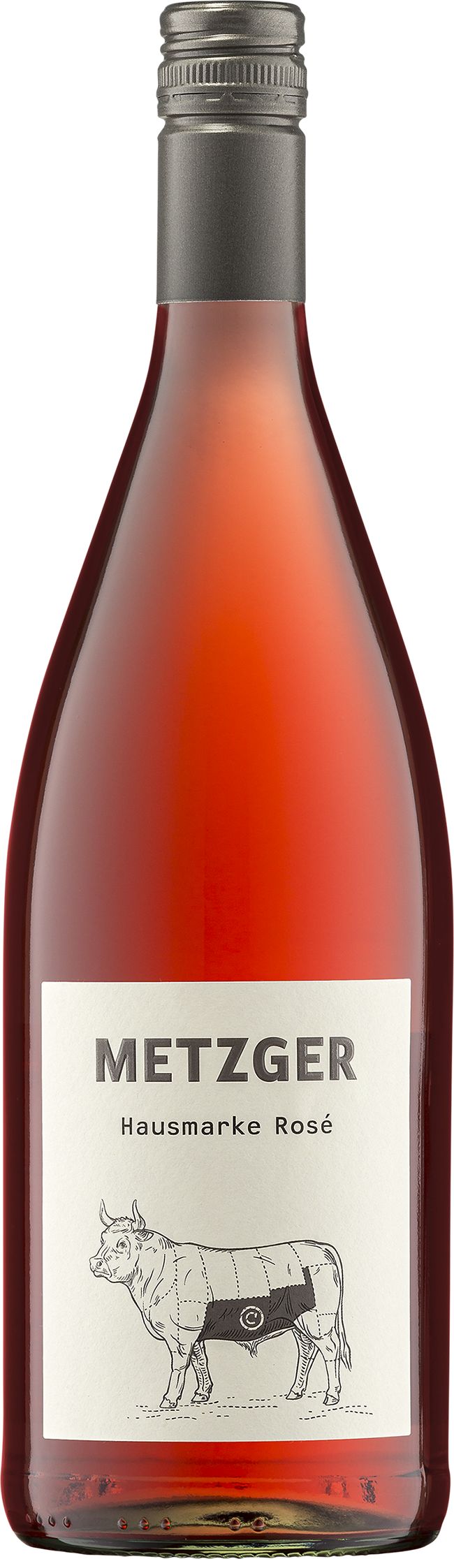 Metzger Hausmarke Rosé QbA mild 1,0 l