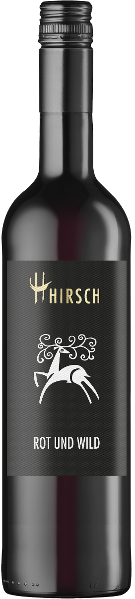 Hirsch ROT UND WILD Rotweincuvée Gutswein trocken