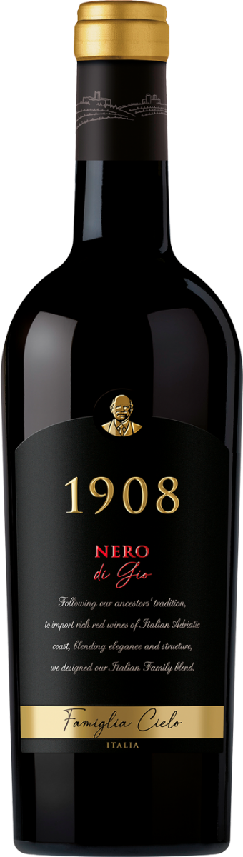 1908 Nero di Gio Rosso Vini d'Italia, Cielo e Terra