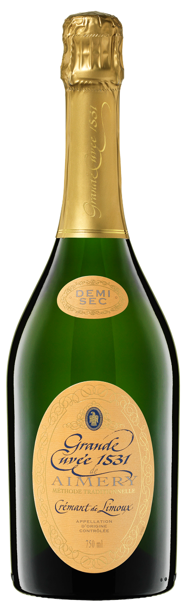Crémant de Limoux Sieur d‘Arques Grande Cuvèe 1531 Demi Sec.