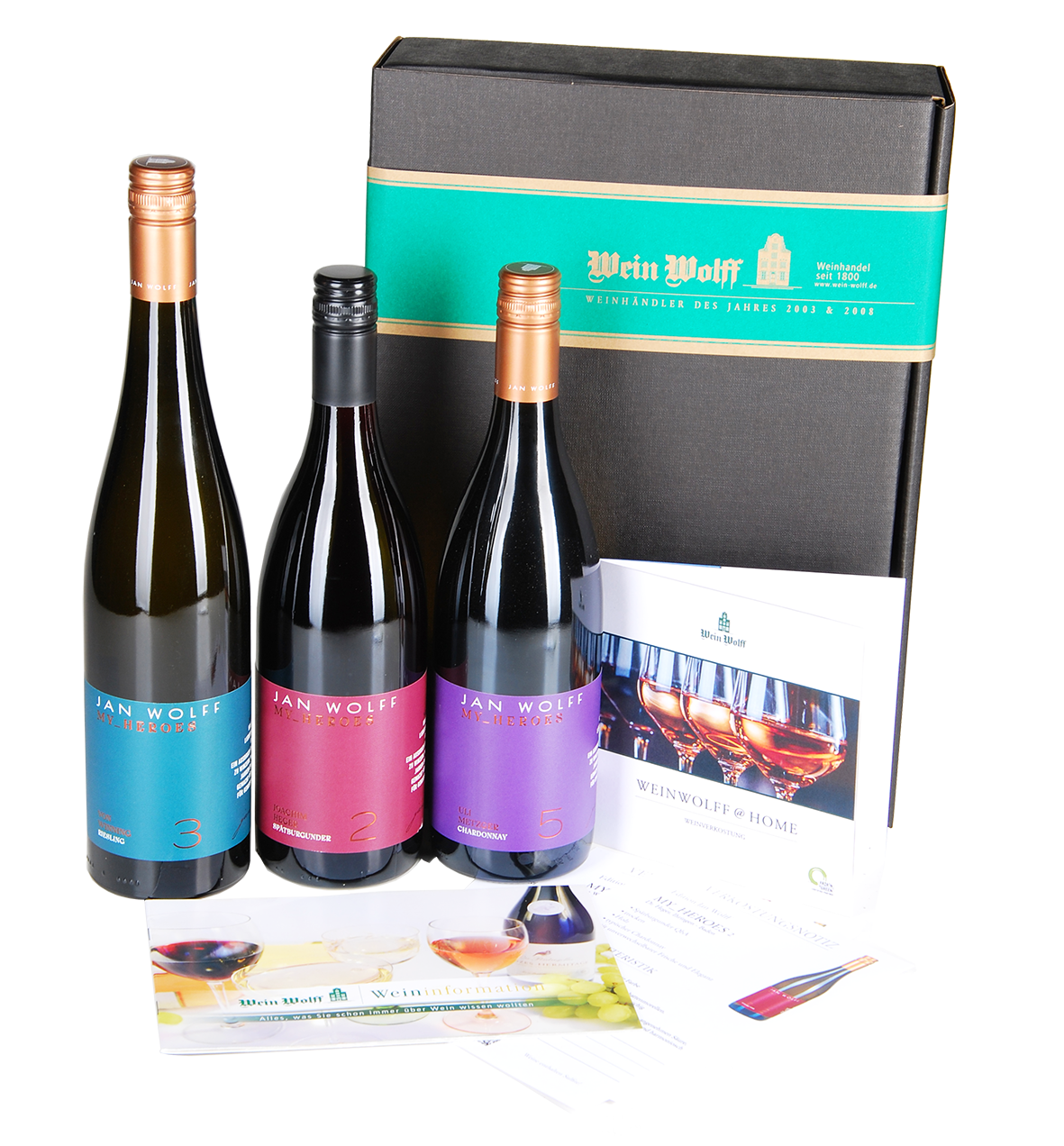 Weinprobe WeinWolff@home My Heroes
